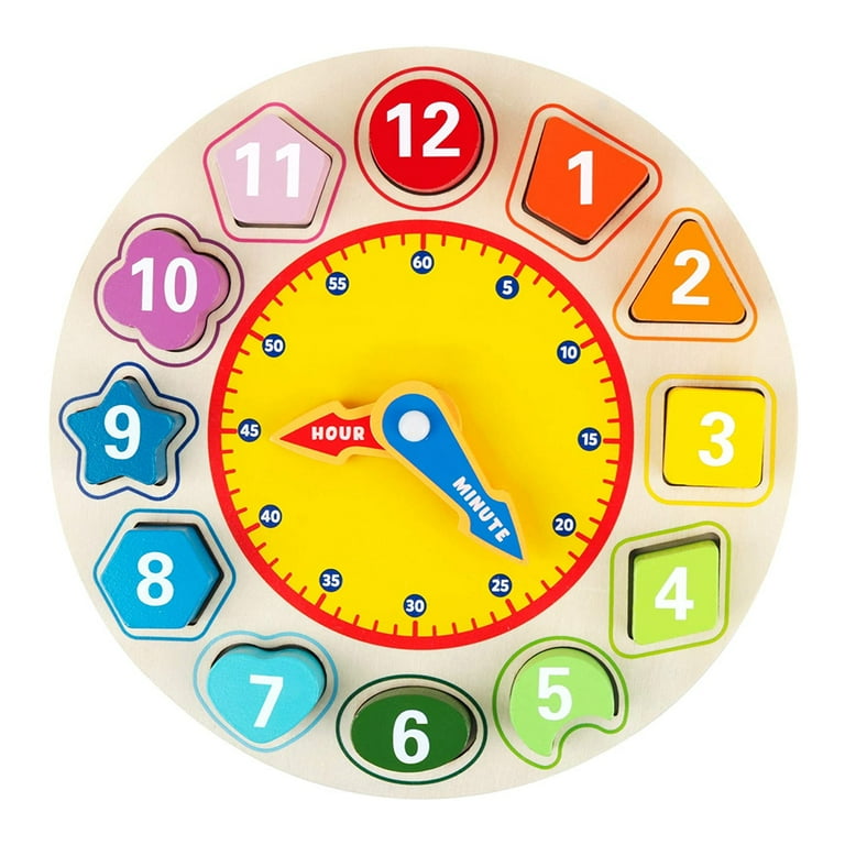 Shape sale sorting clock