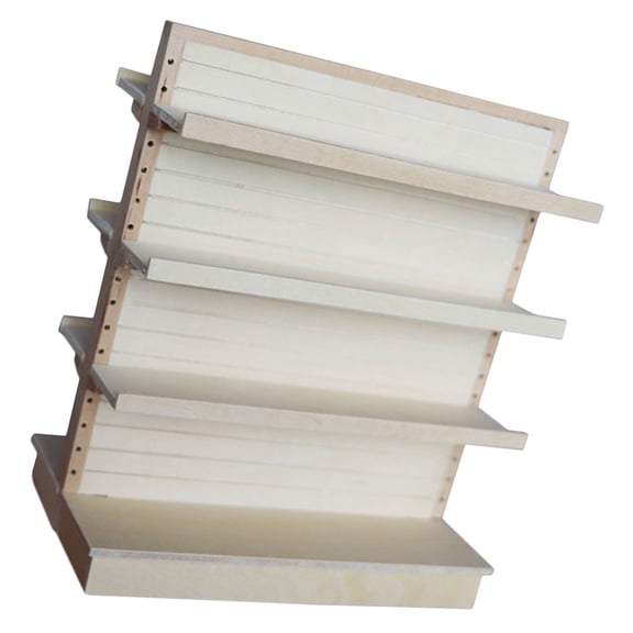 Wooden Shelf Model Decorative Mini Shelf Supermarket Shelf Model for Decor