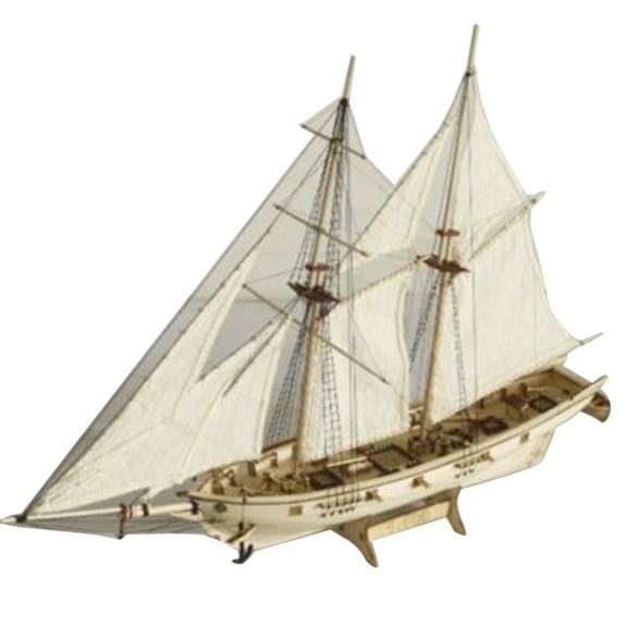 Wooden Ship Model Sail Boat Craft Kits Toy Hands-on Ability Educational Building Block Toy Teenagers Birthday Gift