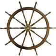 thumbnail image 1 of Wooden Ship Wheel, 58", 1 of 3