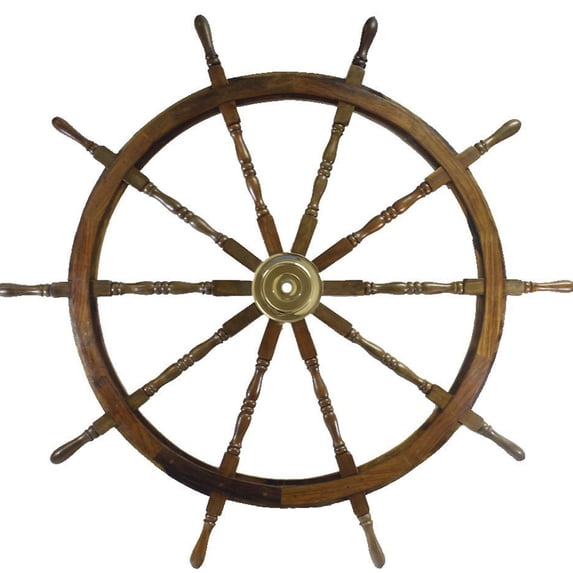 Wooden Ship Wheel, 58"