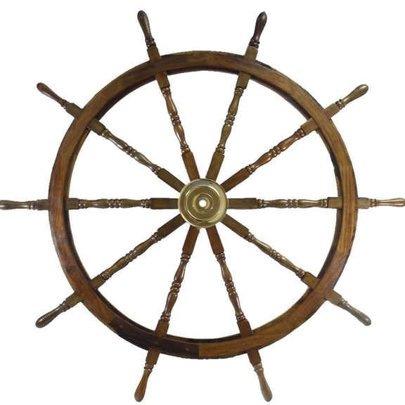 Wooden Ship Wheel, 58"
