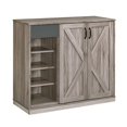 thumbnail image 1 of Wooden Shoe Cabinet with 1 Cabinet and 4 Open Compartments Brown - Saltoro Sherpi, 1 of 7