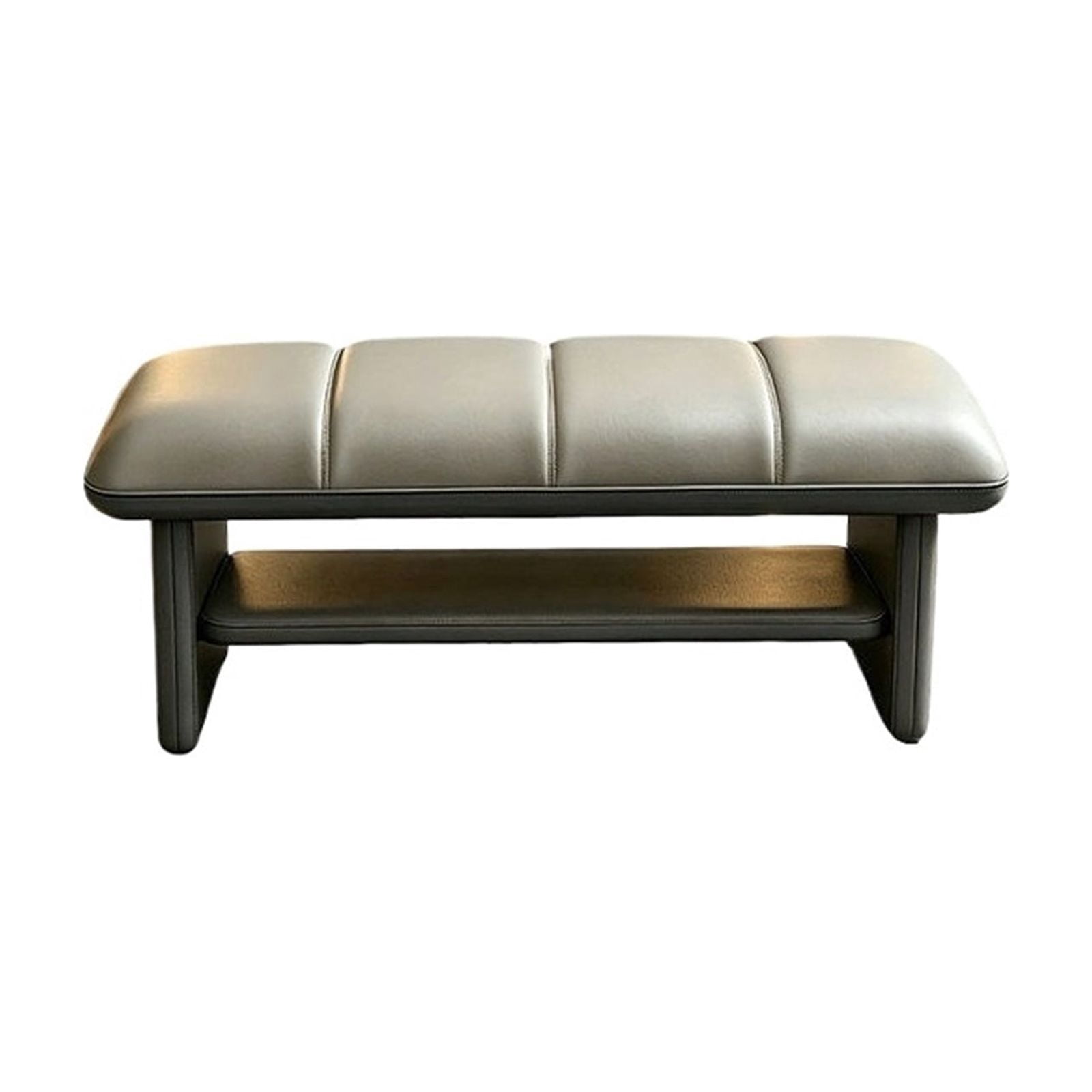 Wooden Shoe Changing Bench with Cushion Entryway Storage - Walmart.com