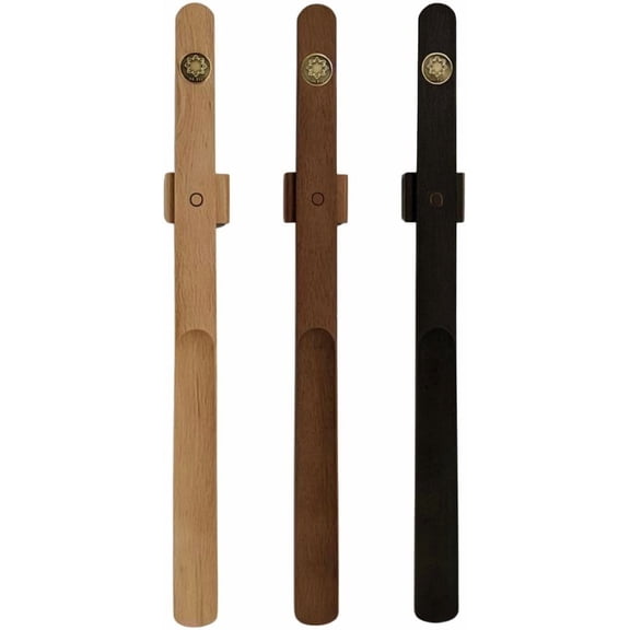 Wooden Shoehorn 21.6 Beechwood Shoe Horn for Men & Women | Wall Mounted | Gift Idea | 3 Colors