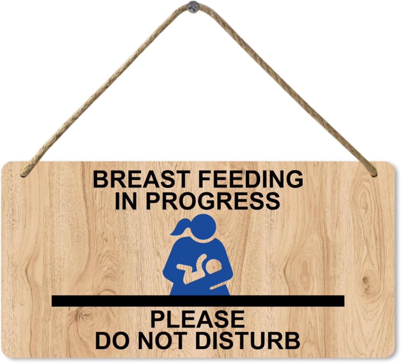 Feed Storage Signage Wooden Sign Breast Feeding in Progress Sign, 8x12 Inch, Please Do Not ...