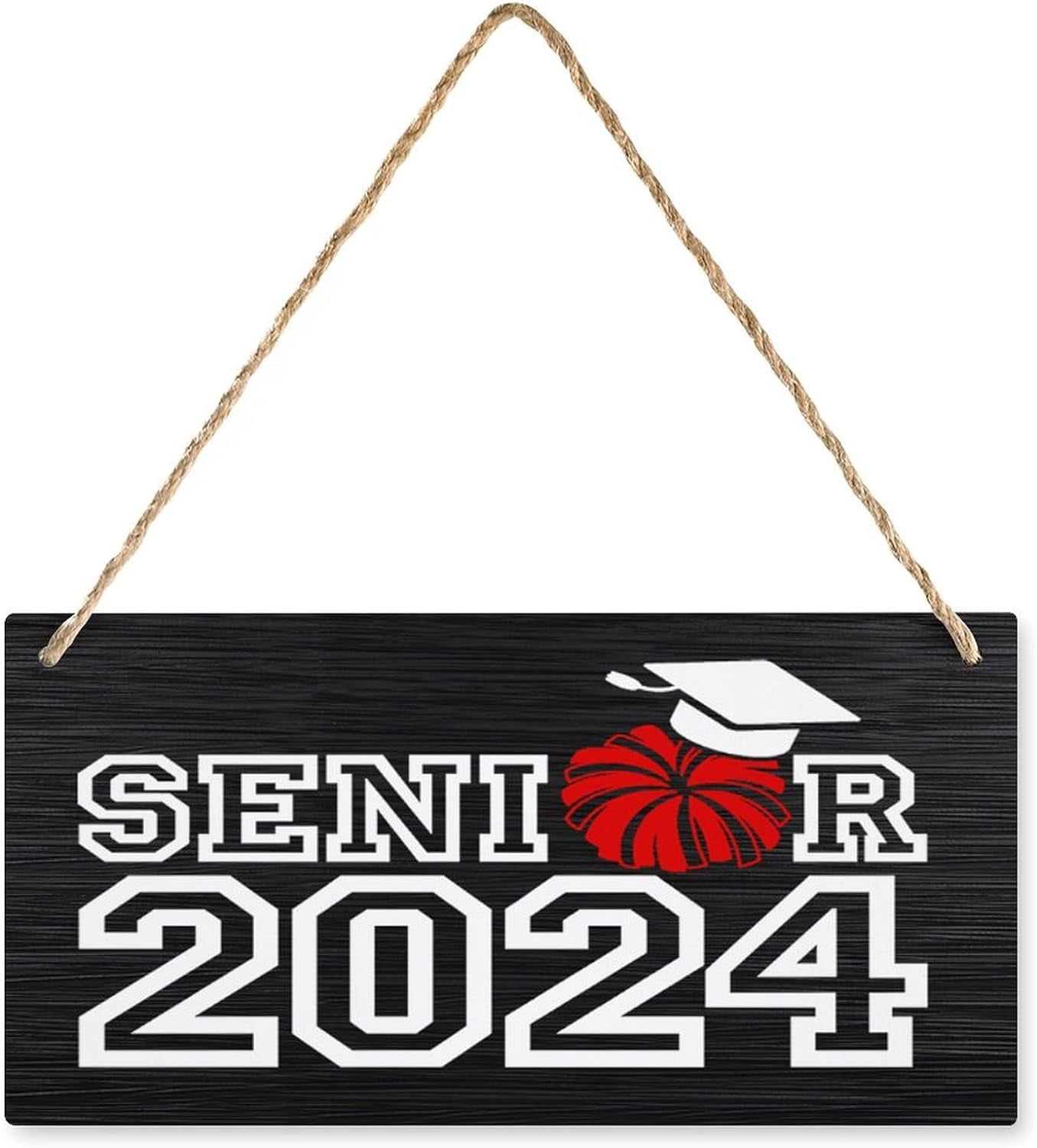 Senior Leader Sign Wooden Sign Senior 2024 Cheer Senior 2024 Cheerleader Sign Wooden ...