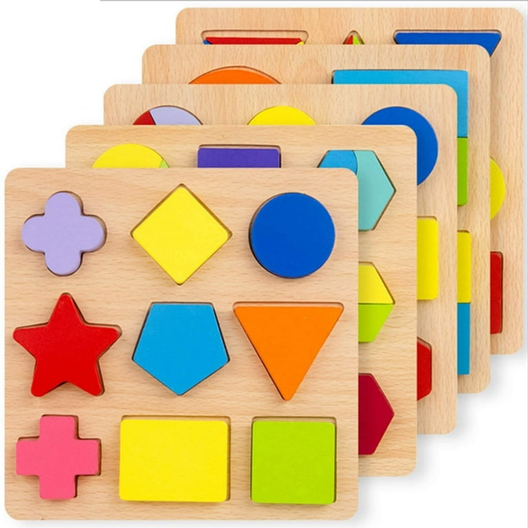 Shape puzzle educational best sale toy
