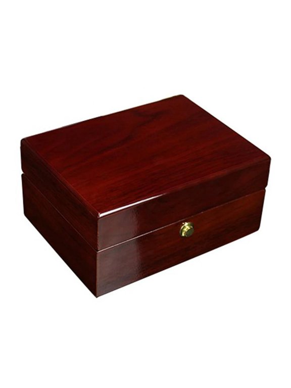 Wooden Single Watch Box Luxury Watch Display Case Jewelry Organizer Storage Box For Rings Bracelet Watches Display