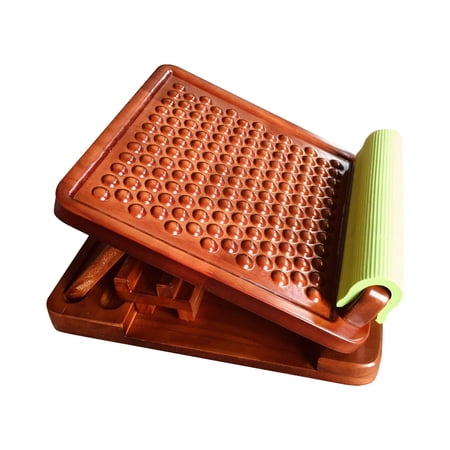 Wooden Slant Board, Incline Board, Fitness Pedal, Exercise Wedge, Incline Ramp, Calf Stretcher, Adjustable Angles for Ankle Exercise 10 Levels Dot