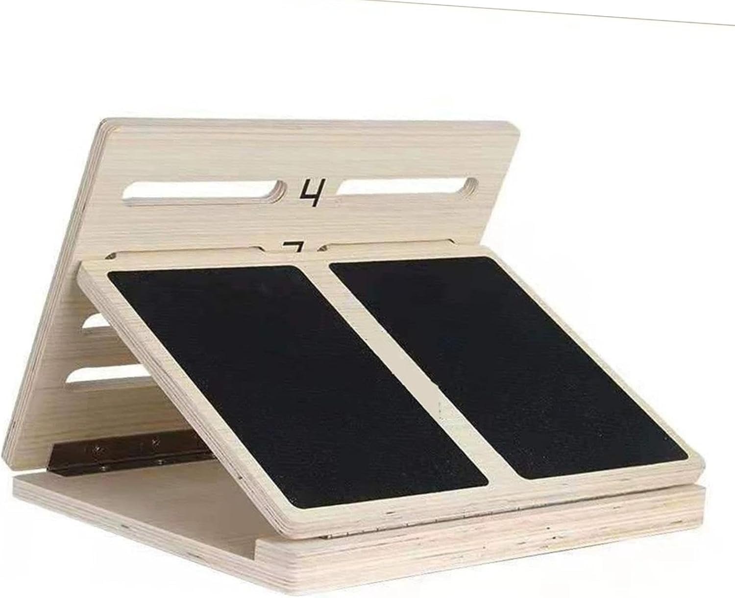 Squat Wedge Block Set Of 3/5 - 960 LBS Capacity - Slant Board For Calf Stretching With 5 Stackable Angles - Calf Stretcher Slant Board - Workout Equipment - EPP - View #6