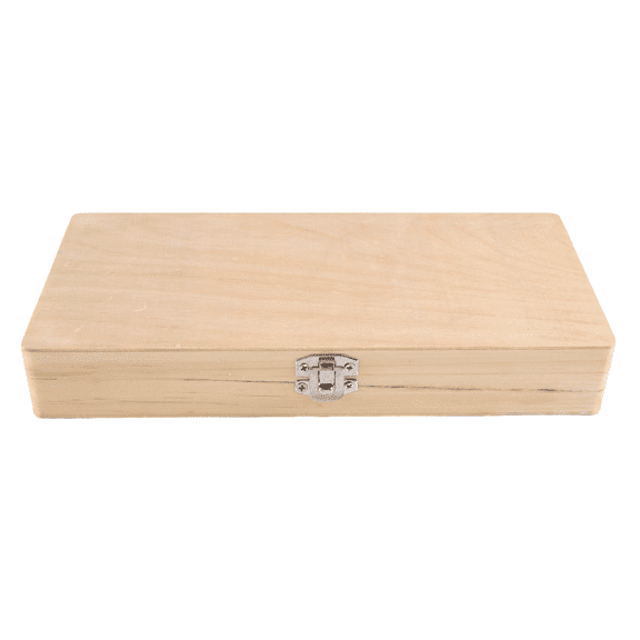 Wooden Slide Storage Box, Holds 50 Slides, Microscope Slide Box
