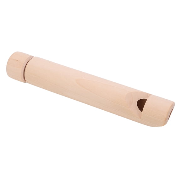 Wooden Slide Whistle Push Pull Voice Change Flute Educational Instrument Toy for Kids Toddlers, Natural Wood Color, 6.7 inches / 17.0 cm Long