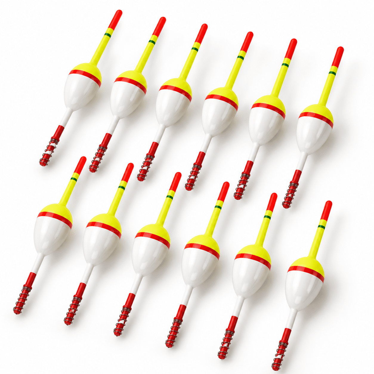 Panfish Png Wooden Slip Fishing Bobbers, 10-Pack Oval Balsa Floats for Crappie ...