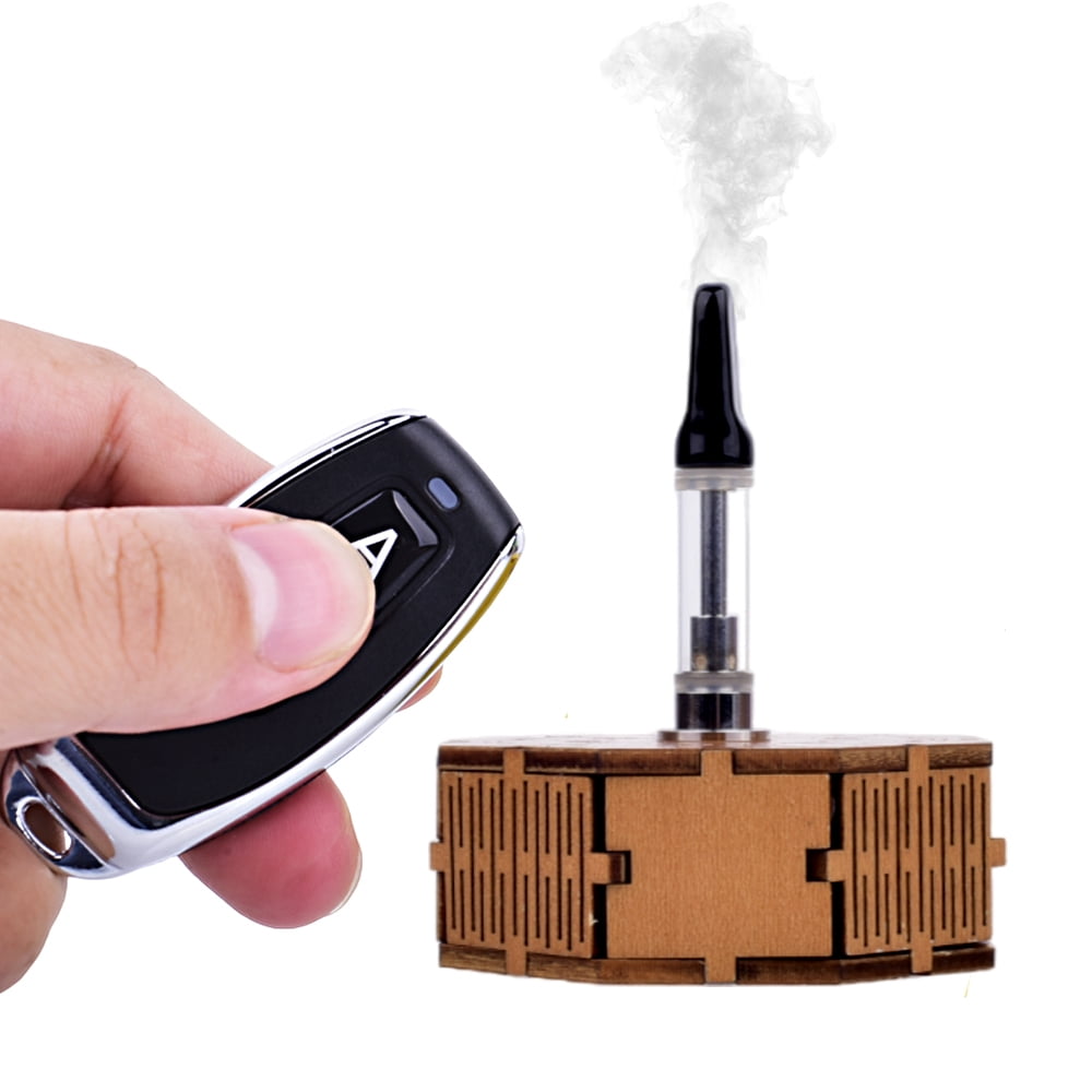 Wooden Smoke Machine Handmade Rechargeable Remote Control Mini Fog Machine Suitable for Photography Role Playing Smoke Machine Commercial Photography Outdoor Activities Party
