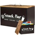 thumbnail image 1 of Wooden Snack Storage Box, Candy Jar with Lid Snack Organizer Vintage Style Candy Tin Rectangle Candy Dispenser for Candies, Chocolate & Snacks, 1 of 7