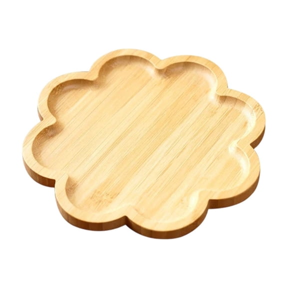 Wooden Snack Tray Customizable Bamboos And Wood Serving Tray Japanese-Style Wooden Cake Plates For Home Use