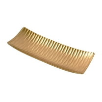 Wooden Snack Tray with Honeycomb Pattern - Luxury Serving Platter for Candy, Jewelry, and Dining Table Decor in Gold, Silver, White, Gold