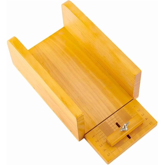 Wooden Soap Cutting Box Soap Loaf Cutter Soap Cutter Adjustable Wood Soap Cutting Tool Soap Trimming