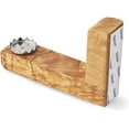 thumbnail image 1 of Wooden Soap Dish - Set of 2 Handmade Soap Holder for Shower Bathroom Kitchen & Sinks - Magnetic, 1 of 6
