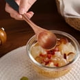 thumbnail image 1 of Wooden Soup Spoon | Natural Wood | Deep Bowl, Long Handle, Seamless Construction | Single Piece, 1 of 6