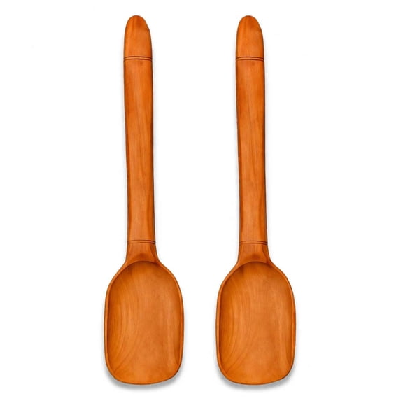 Wooden Spatula | Multi-Purpose Cooking & Serving Spatula | Durable Kitchen Tool for Daily Cooking, Mixing & Serving Use (Set of 2)