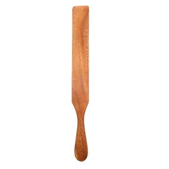 Wooden Spatula Premium Natural Teak Wood Slotted Spatulas Spoons for Cookware Kitchen Cooking Heat Resistant For Stirring, Mixing, Serving,1PC