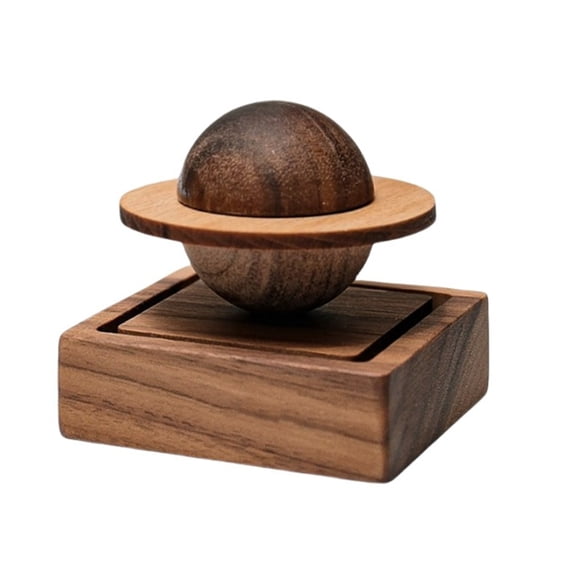 Wooden Sphere Shape Scent Diffuser Compacts Size Aromatherapies Essential Oil Dispenser Home Vehicle Use