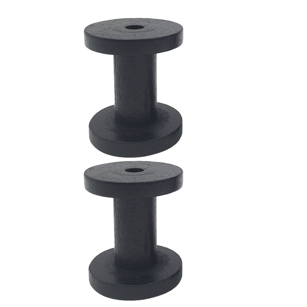 Wooden Spool 2 Pcs Sewing Spools Household Thread Holders Bobbins Yarn Space Saving Saver