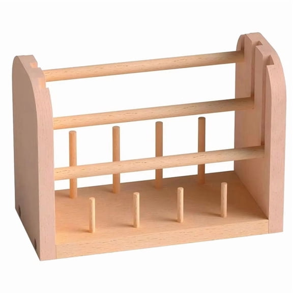 Wooden Spools Holder Stand Detachable Crochet Yarn Holder Rack Sewing Thread Spool Thread Holder Organizer Crochet Yarn
