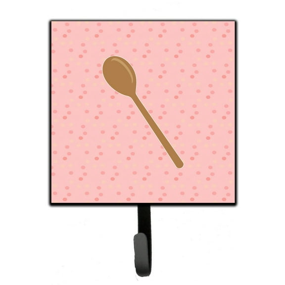Wooden Spoon Pink Leash or Key Holder