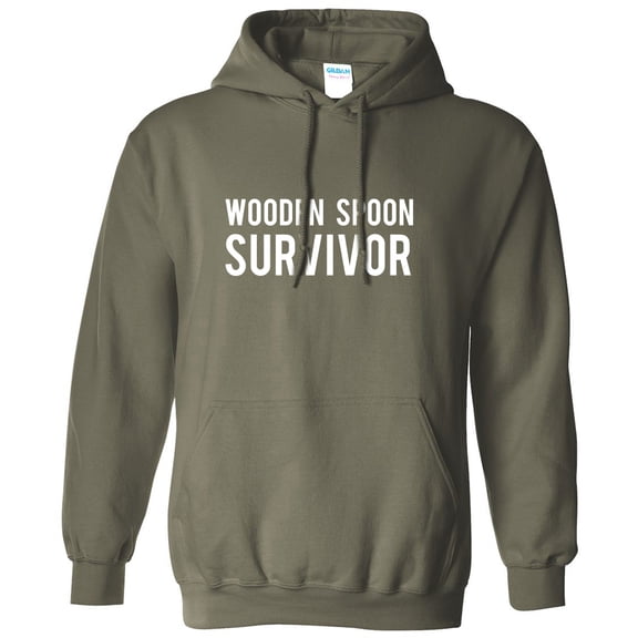 Wooden Spoon Survivor Adult Hooded Sweatshirt