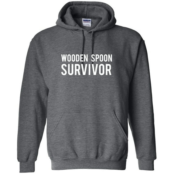 Wooden Spoon Survivor Adult Hooded Sweatshirt