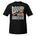 thumbnail image 1 of Wooden Spoon Survivor Champion Funny Novelty T-Shirt (Black, S), 1 of 1