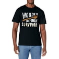 thumbnail image 1 of Wooden Spoon Survivor Champion T Shirt Funny Gift T-Shirt, 1 of 4