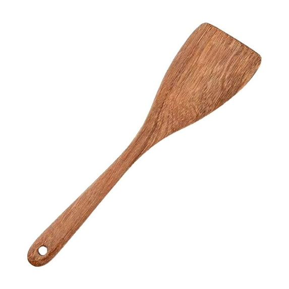 Wooden Spoons for Cooking, Natural Wood Cooking Spoon , Non-Stick Heat-Resistant Wooden Spatula Spoon for Serving and Mixing