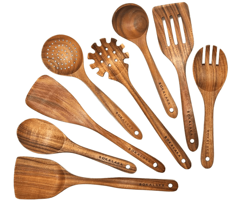 Teak Wooden Kitchen Utensils