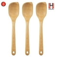 thumbnail image 1 of Wooden Spoons for Cooking Wooden Kitchen Utensils Cooking Spoon Set of 3, 1 of 6