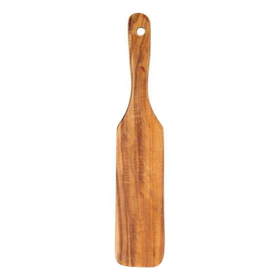 Wooden Spurtle Spatula for Sourdough Starter Mixing, Long Handle Jar Scraper for Reaching Bottom, Dough Whisk and Stirring Utensil, Kitchen Tools for Baking, Cooking (1 Pack Wooden Spurtle)