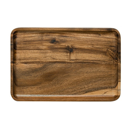 Wooden Square Charcuterie Board - Natural Hardwood, Versatile Serving, for Parties Cheese Dessert Display