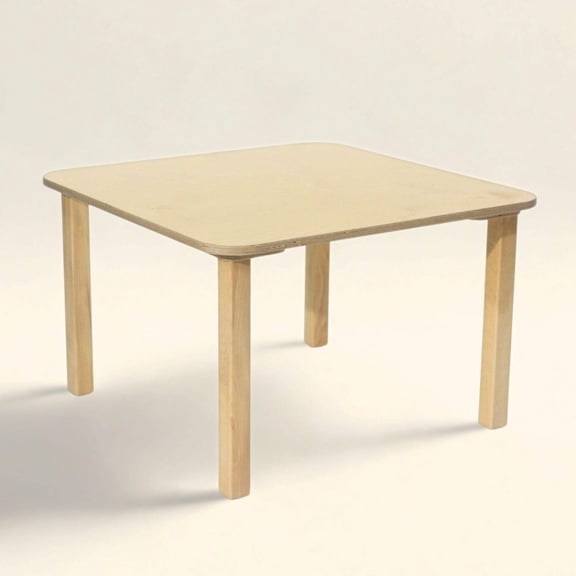 Wooden Square Table for Toddlers and Children