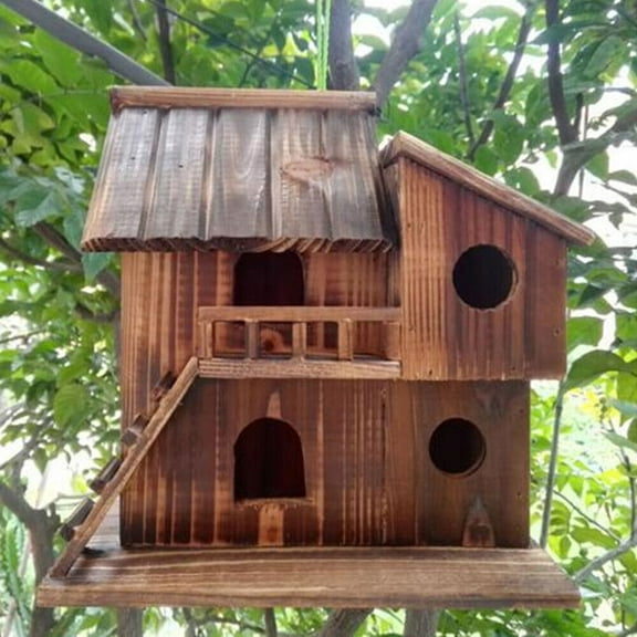 Wooden Squirrel House, Durable, Bird Nesting Box for Protector