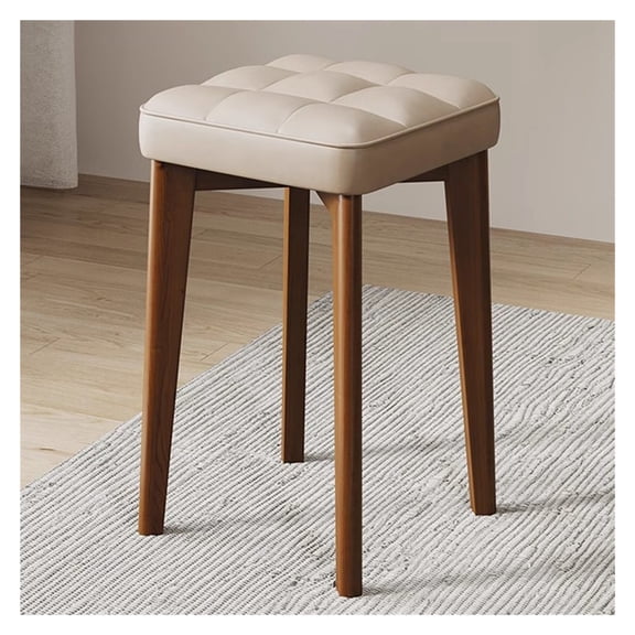 Wooden Stackable Stools Student Chair with Square Top,Classroom Stools for Dining Room Office Kitchen,Wood Bar Stool for Restaurant Kitchen Counter