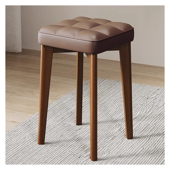 Wooden Stackable Stools Student Chair with Square Top,Classroom Stools for Dining Room Office Kitchen,Wood Bar Stool for Restaurant Kitchen Counter