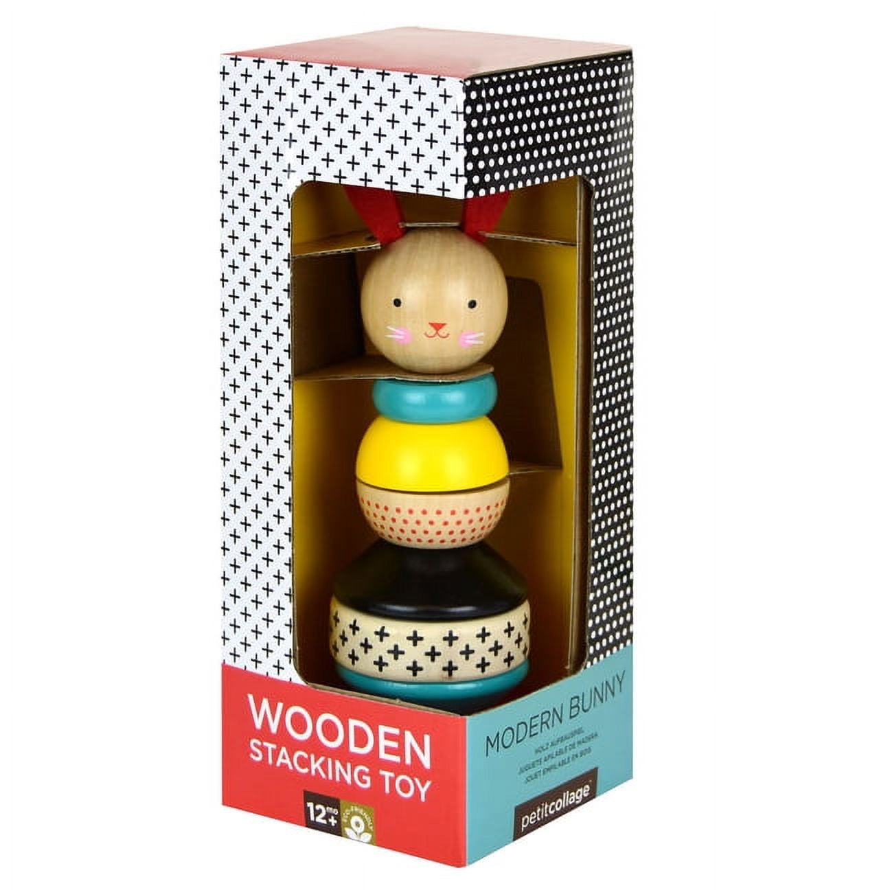 Wooden Stacking Toy Modern Bunny Other Walmart Business Supplies