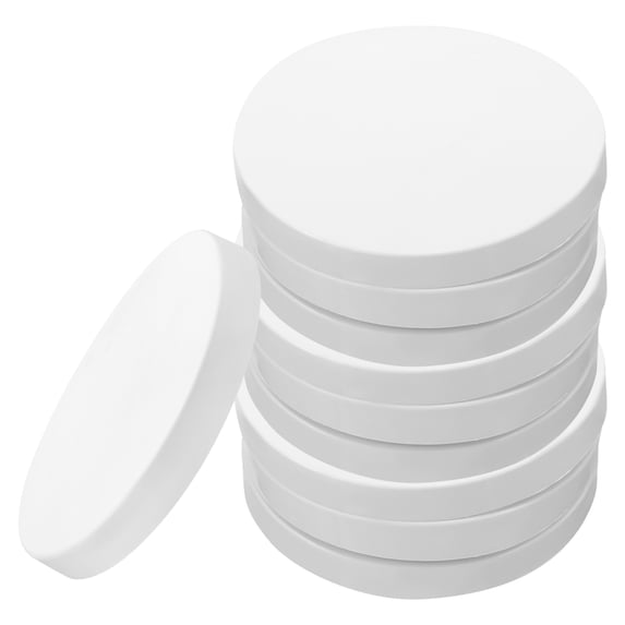TABLZONE PVC White Dock Piling Caps for Home Use, Durable and Easy to Install 10Pcs