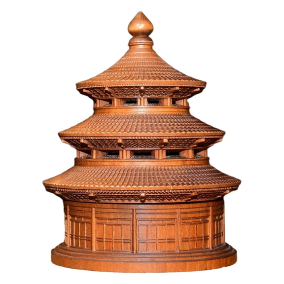 Wooden Statues Sculpture Carved Buddhist Monk Dragon Subduing Figurine Oriental Protection Courage Harmony Divine Power