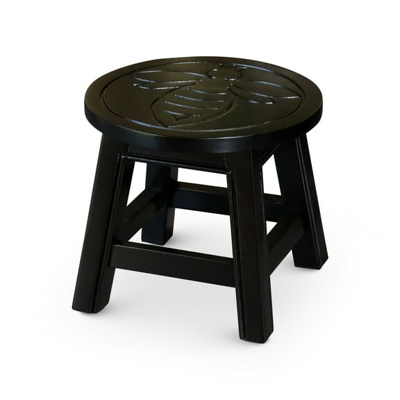 Wooden Step Stool, Queen Bee,