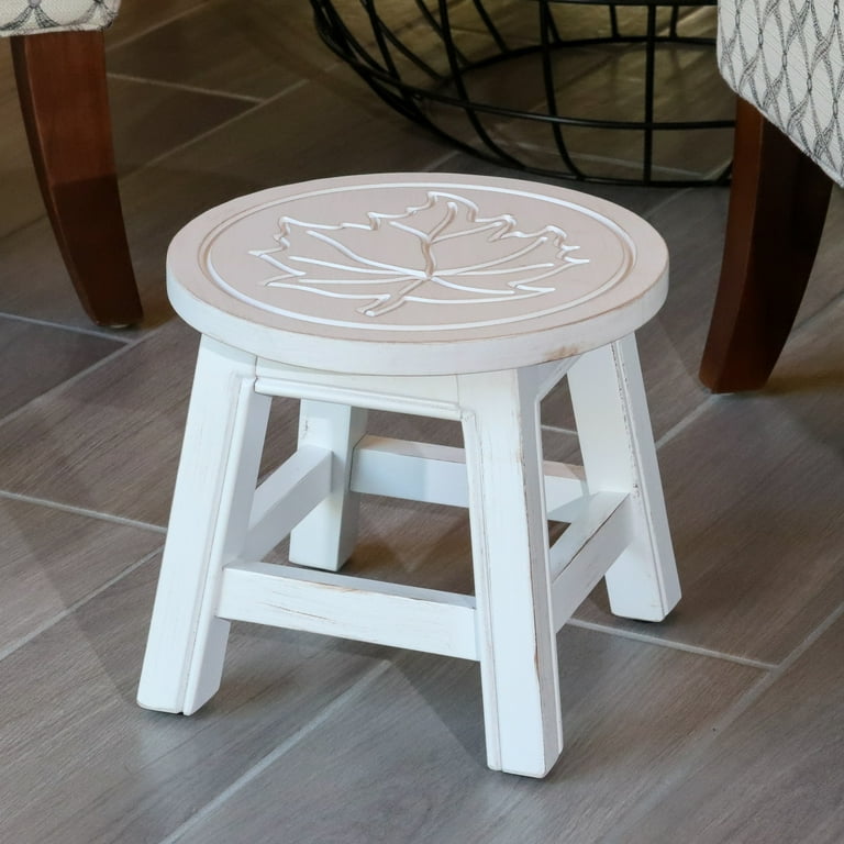 Mini white stool discount