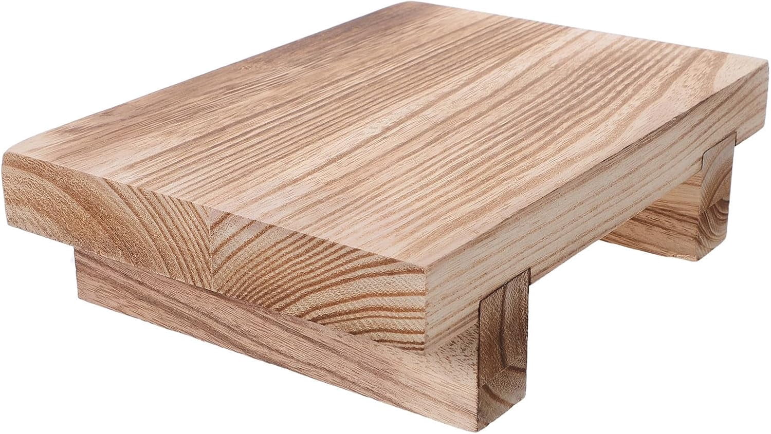 Wooden Step Stool for Adults and Seniors, 3 Inch Platform Non Slip for ...